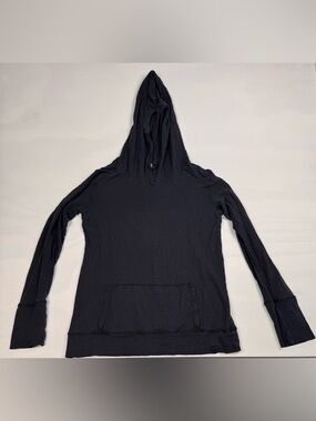 Gramicci Coco Solid Pullover Hemp Blend  Long Sleeve Hoodie Black Women’s S